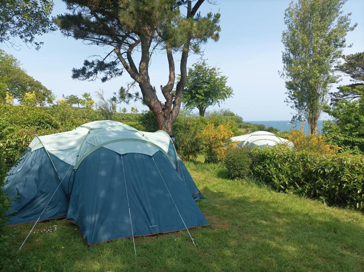 Tente 3 Chambres, Petit Camping Familial Vue Mer Plestin-les-Grèves Esterno foto